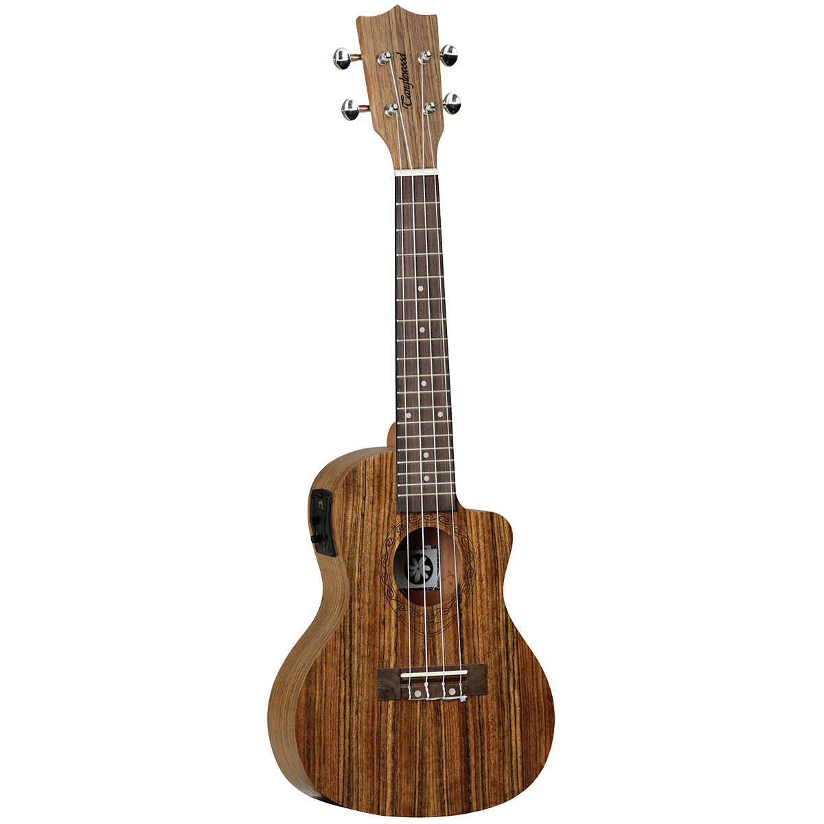 Tanglewood TWT12E Tiare Concert Cutaway Ukulele With Pickup - Ovangkol w/-Bag (TUT12E)