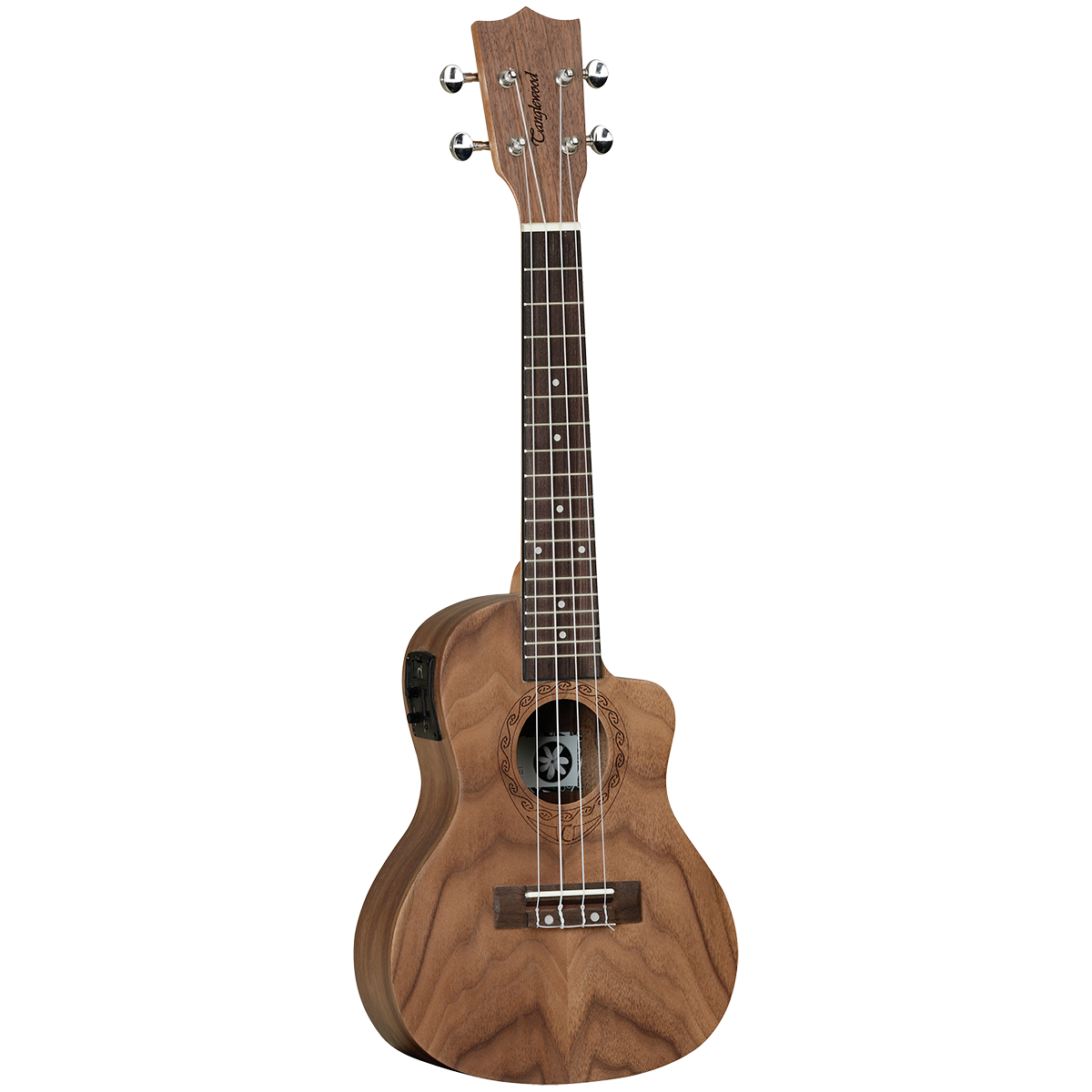 Tanglewood Tiare Concert Cutaway Ukulele with Pickup - Pacific Walnut