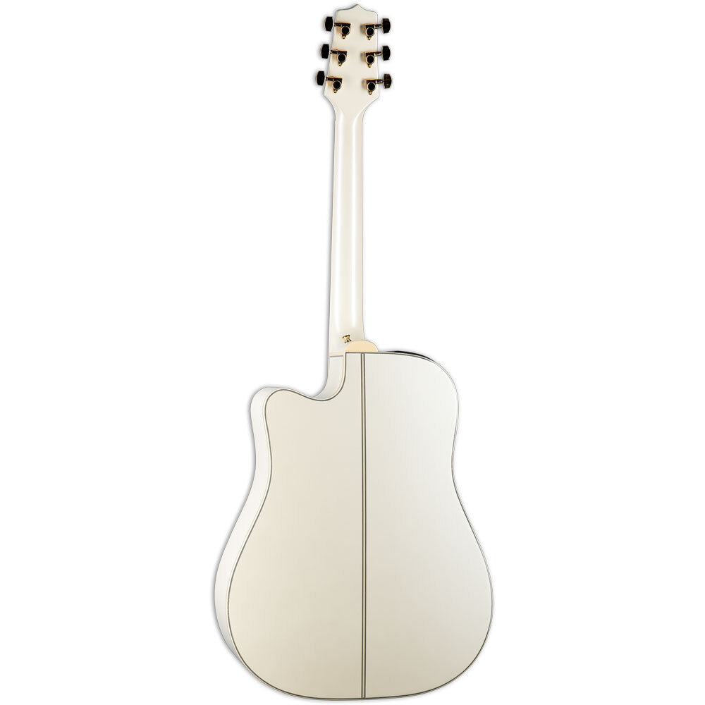 Takamine G37 Series Dreadnought AC/EL Guitar with Cutaway in Pearl White Gloss Finish in Deluxe Gig Bag-Takamine-Infinite Music