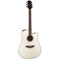 Takamine G37 Series Dreadnought AC/EL Guitar with Cutaway in Pearl White Gloss Finish in Deluxe Gig Bag-Takamine-Infinite Music