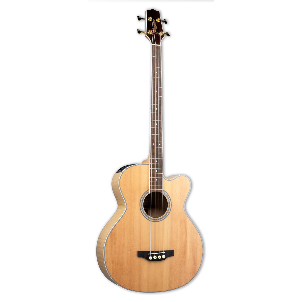 Takamine GB72 Series AC/EL Bass Guitar with Cutaway in Natural Finish-Takamine-Infinite Music