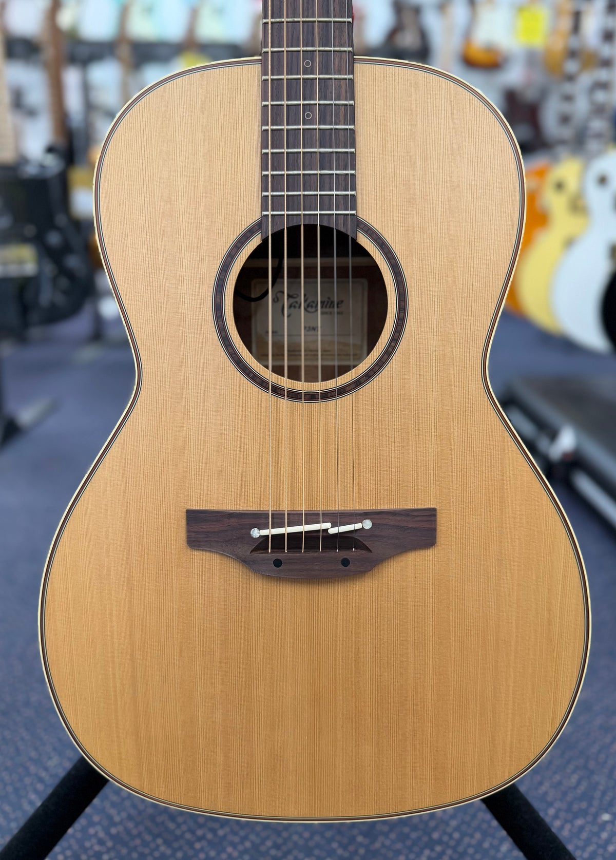 Takamine (Japan) Pro Series 3 New Yorker AC/EL Guitar in Natural Satin Finish W/- Hard Case ( Pre Owned )-Takamine-Infinite Music