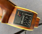 Takamine (Japan) Pro Series 3 New Yorker AC/EL Guitar in Natural Satin Finish W/- Hard Case ( Pre Owned )-Takamine-Infinite Music