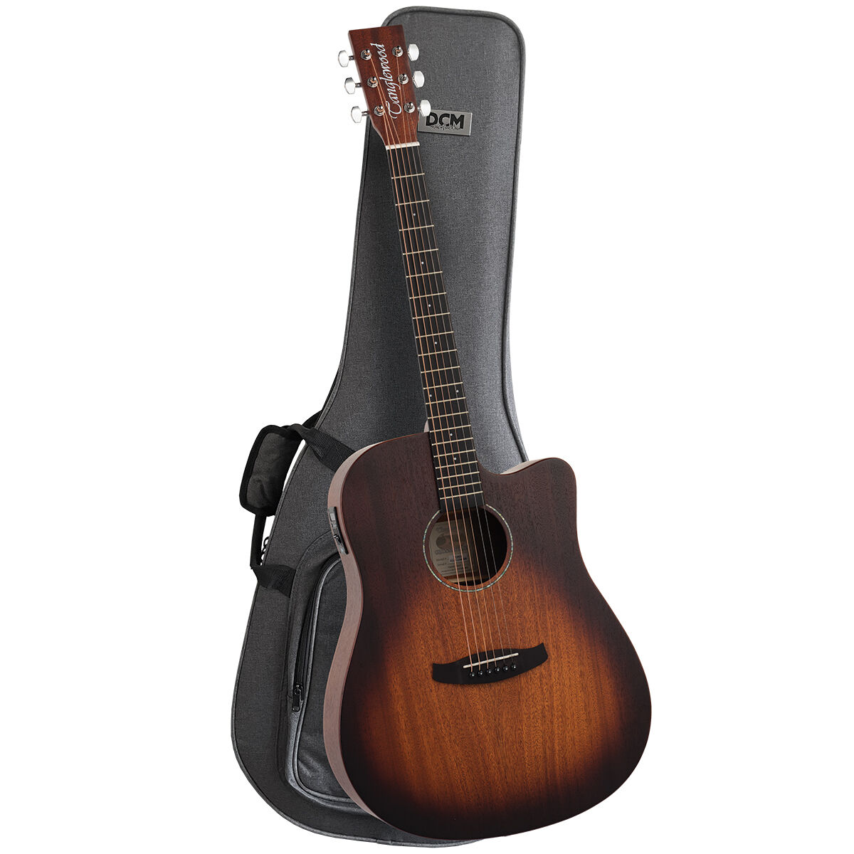 Tanglewood Crossroads Dreadnought Cutaway/Electric Guitar Pack with DCM Premium Case (TC5CE-PACK)-Tanglewood-Infinite Music