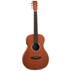 Tanglewood Elemental Solid Mahogany Top Parlour A/E Guitar [TE8-E-BL]-Tanglewood-Infinite Music