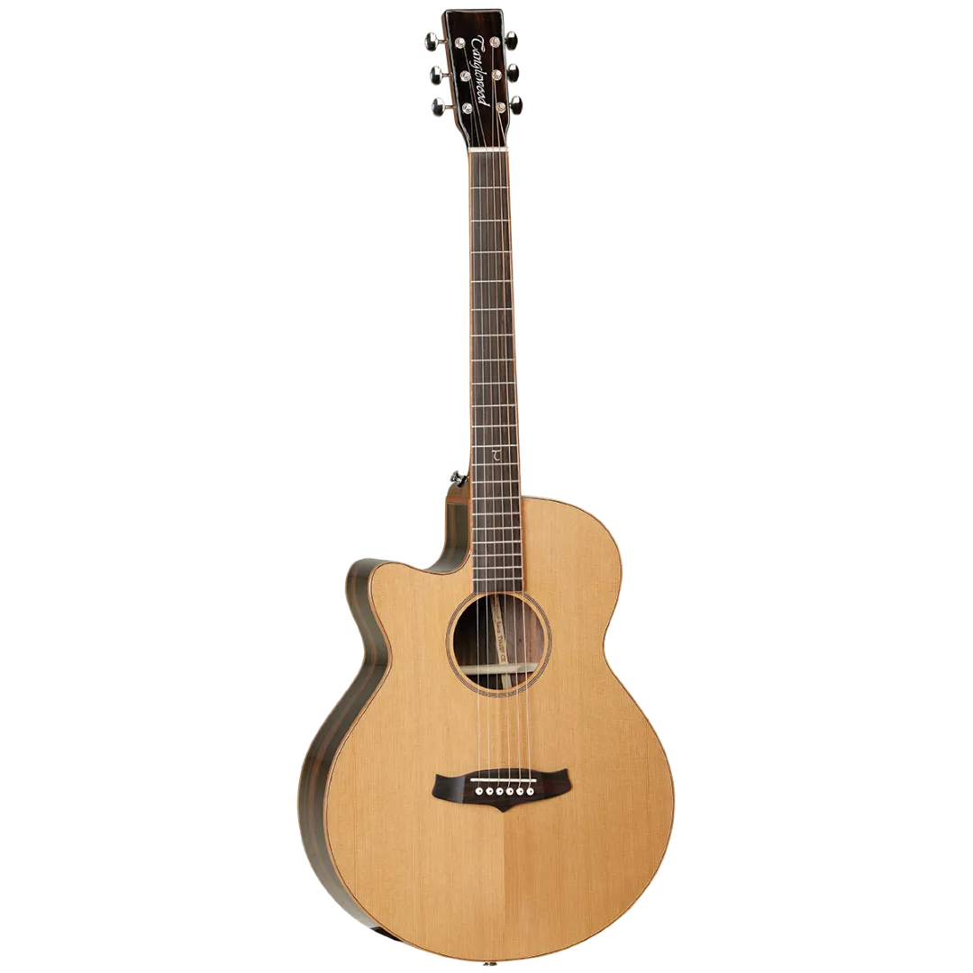 Tanglewood Java Superfolk Cutaway Electric LEFT-HANDED Acoustic Guitar - Natural-Tanglewood-Infinite Music