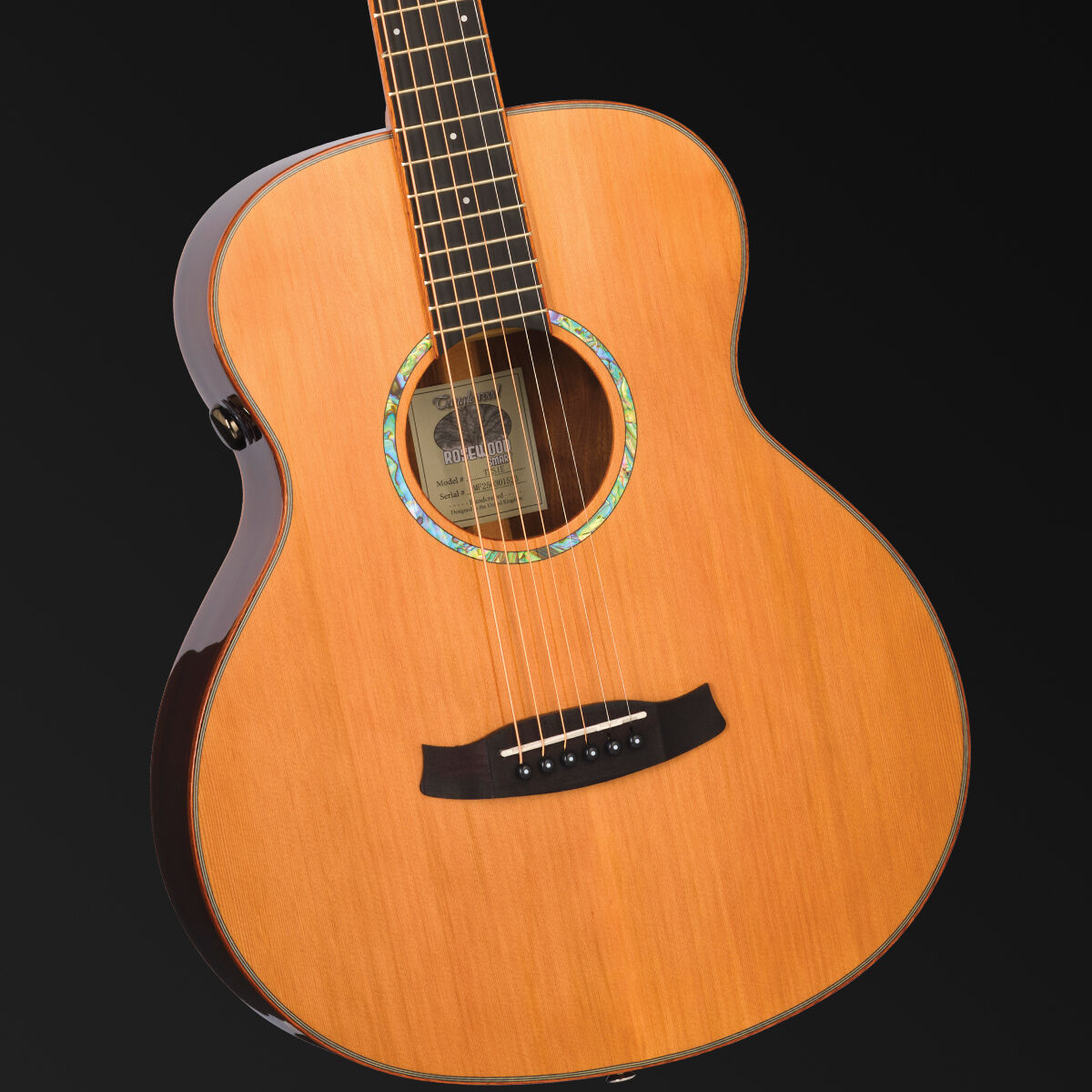 Tanglewood Rosewood Smart Mini Folk Acoustic/Electric Guitar with Enya Preamp System [TRS1-E]-Tanglewood-Infinite Music