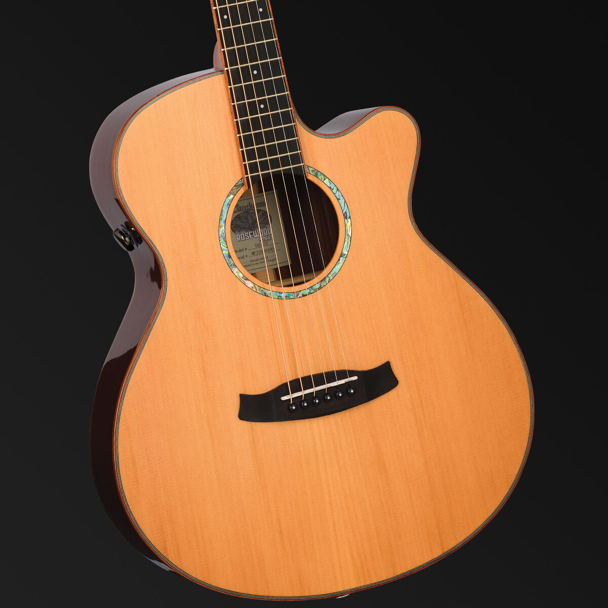 Tanglewood Rosewood Smart Super Folk C/E Acoustic Guitar with Enya Preamp System [TRS4-CE]-Tanglewood-Infinite Music
