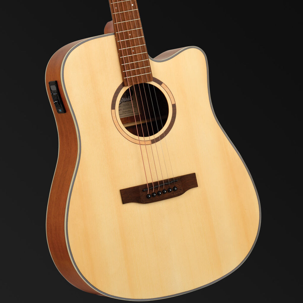 Tanglewood Strada Dreadnought Solid Top, Spruce/Mahogany Cutaway/Electric Guitar [TS5-CE-ST]-Tanglewood-Infinite Music