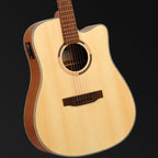 Tanglewood Strada Dreadnought Solid Top, Spruce/Mahogany Cutaway/Electric Guitar [TS5-CE-ST]-Tanglewood-Infinite Music