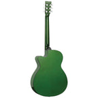 Tanglewood TA4-CEGR Azure SuperFolk C/E Pacific Walnut Aurora Green Gloss-Tanglewood-Infinite Music