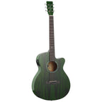 Tanglewood TA4-CEGR Azure SuperFolk C/E Pacific Walnut Aurora Green Gloss-Tanglewood-Infinite Music