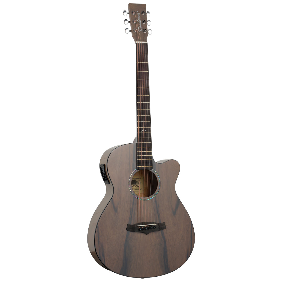 Tanglewood TA4-CEGY Azure SuperFolk C/E Pacific Walnut - Harbour Grey Gloss-Tanglewood-Infinite Music