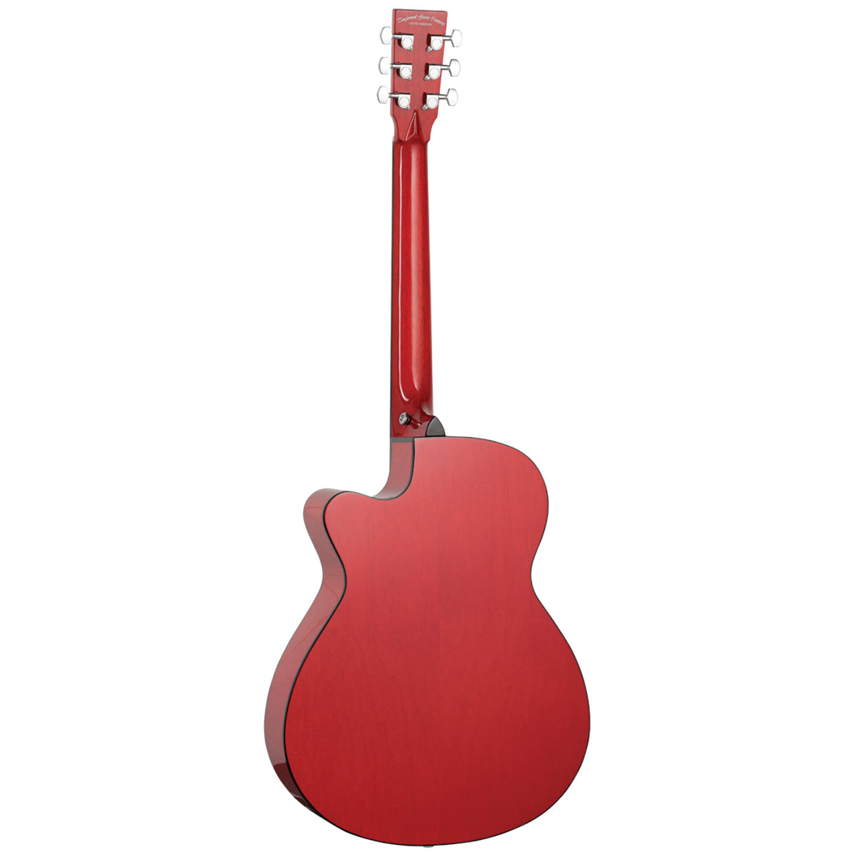 Tanglewood TA4-CERD Azure SuperFolk C/E Pacific Walnut - Shimmer Red Gloss-Tanglewood-Infinite Music