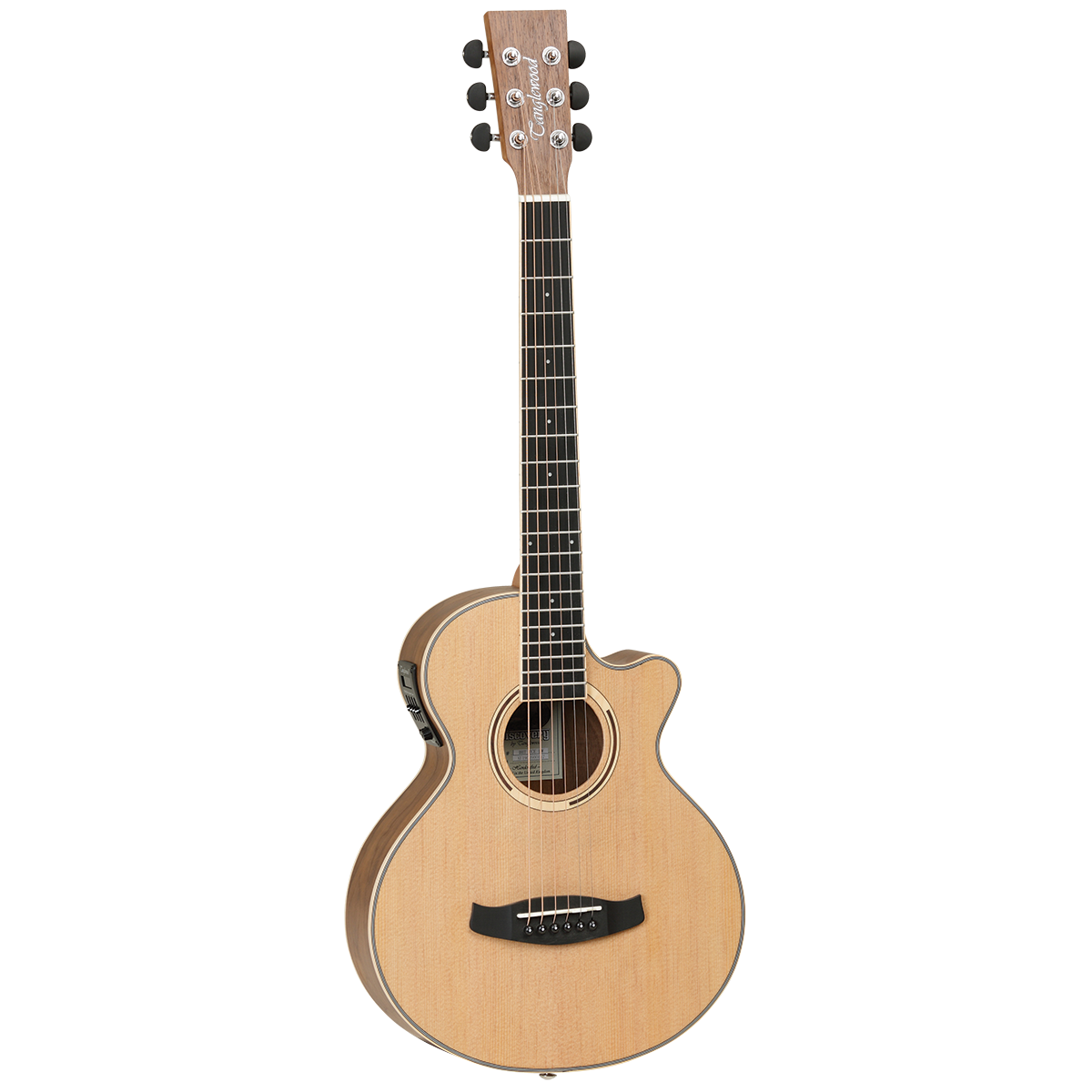 Tanglewood TDBTTCEBW Discovery Exotic Traveller C/E Black Walnut-Tanglewood-Infinite Music
