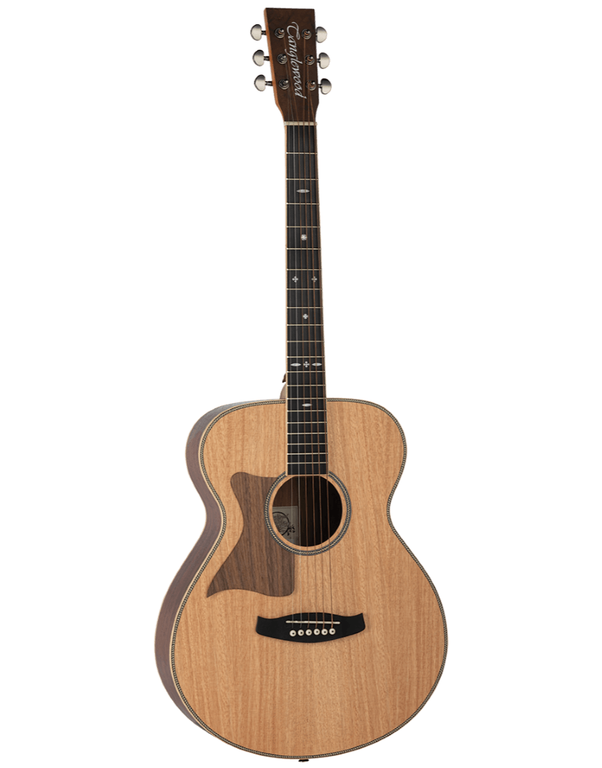 Tanglewood TRU3-HR-LH / TRPRO-F-HR-LH Reunion Pro Solid Australian Red Cedar Top Folk with Hawaiian Rain Wood B/S LEFT HANDED-Tanglewood-Infinite Music
