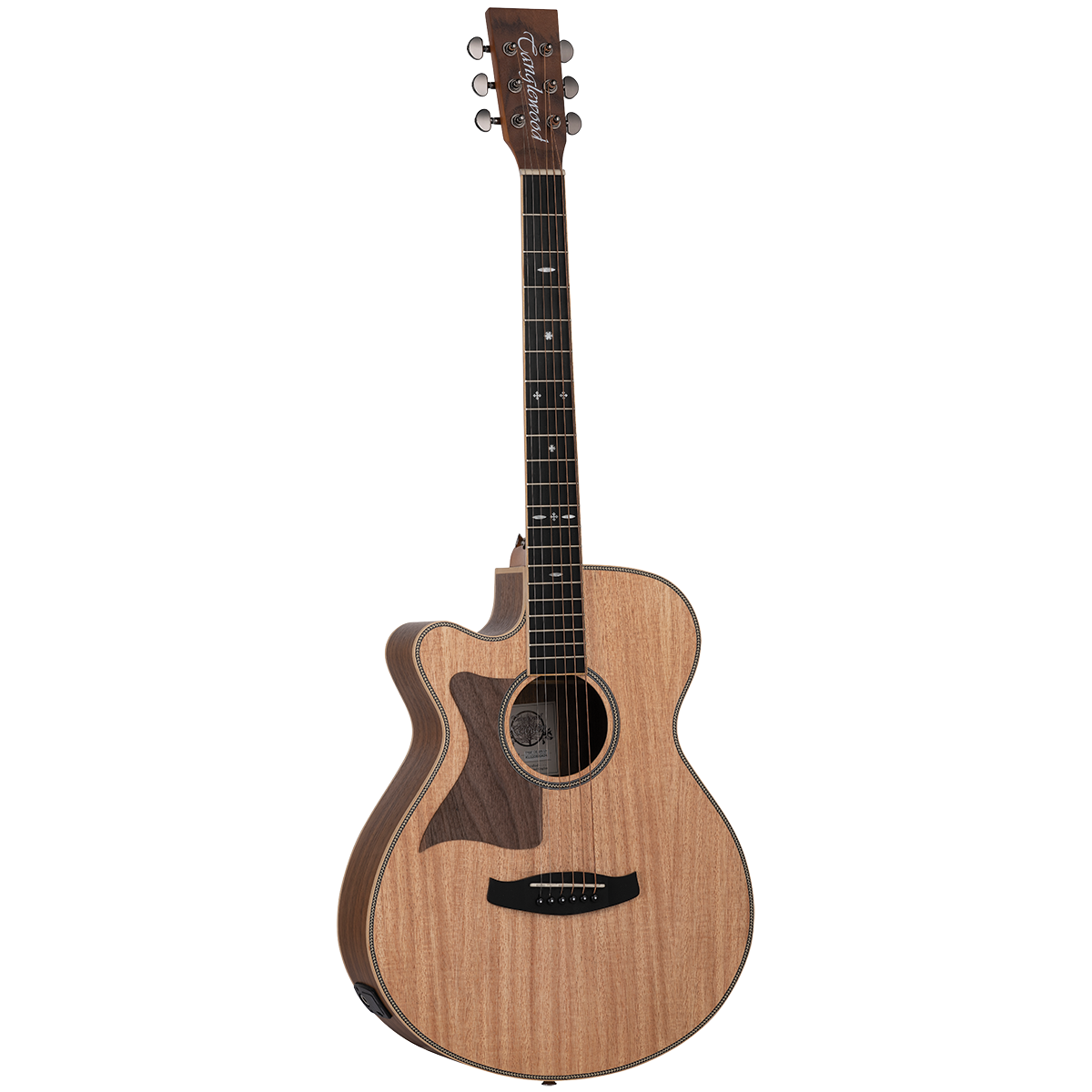 Tanglewood TRU4-CE-BW-LH Reunion Pro Solid Australian Red Cedar Top Super Folk C/E with Black Walnut B/S LEFT HAND-Tanglewood-Infinite Music