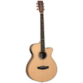 Tanglewood TRU4-CE-BW Reunion Pro Solid Australian Red Cedar Top Super Folk C/E with Black Walnut B/S-Tanglewood-Infinite Music
