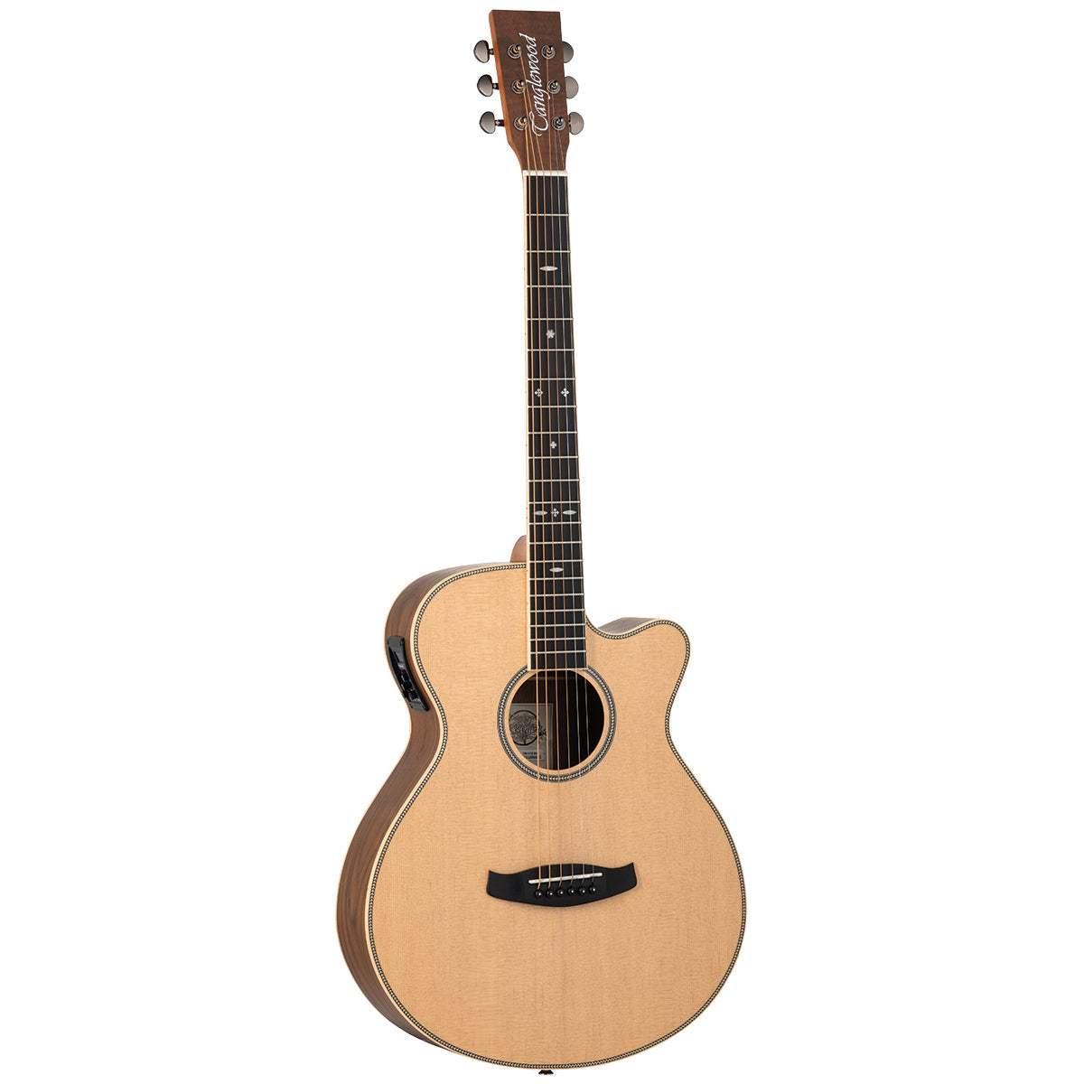 Tanglewood TRU4-CE-BW Reunion Pro Solid Australian Red Cedar Top Super Folk C/E with Black Walnut B/S-Tanglewood-Infinite Music