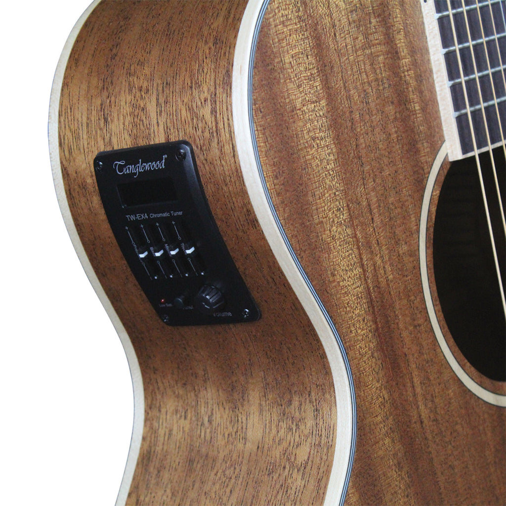 Tanglewood Union SUPER FOLK Cutaway Acoustic Electric Guitar - Mahogany-Tanglewood-Infinite Music