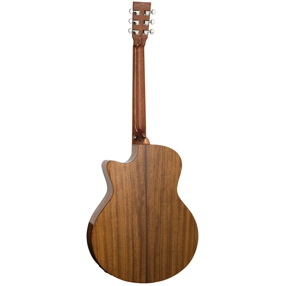 Tanglewood Winterleaf Exotic Superfolk Solid Top Venetian C/E Guitar all Black Walnut [TWX6-CE-BW]-Tanglewood-Infinite Music