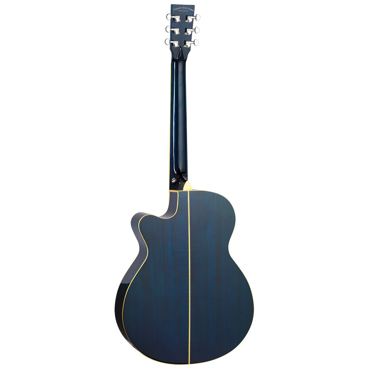 Tanglewood Winterleaf Pro Blonde Superfolk C/E Bondi Blue Gloss [TWPRO4-CE-BLA]-Tanglewood-Infinite Music