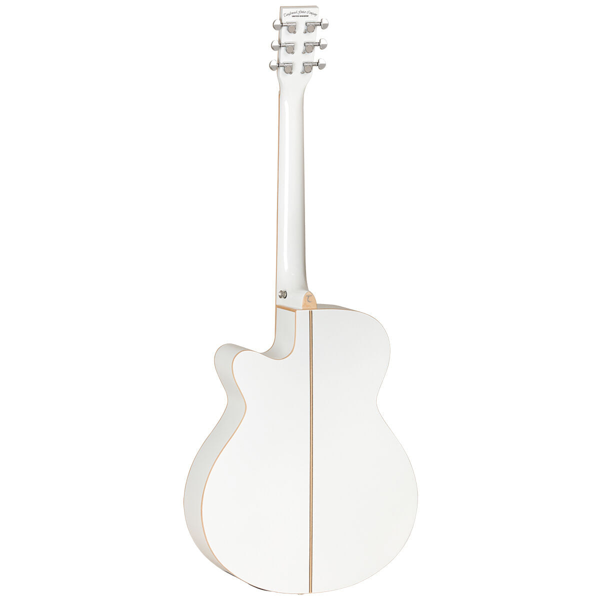 Tanglewood Winterleaf Pro Blonde Superfolk C/E Whitsunday White Gloss [TWPRO4-CE-BLW]-Tanglewood-Infinite Music