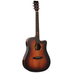 Tanglewood Winterleaf Pro Exotic Dreadnought C/E Koa W/ Premium Plus Pickup[TWX5-CE-K]-Tanglewood-Infinite Music