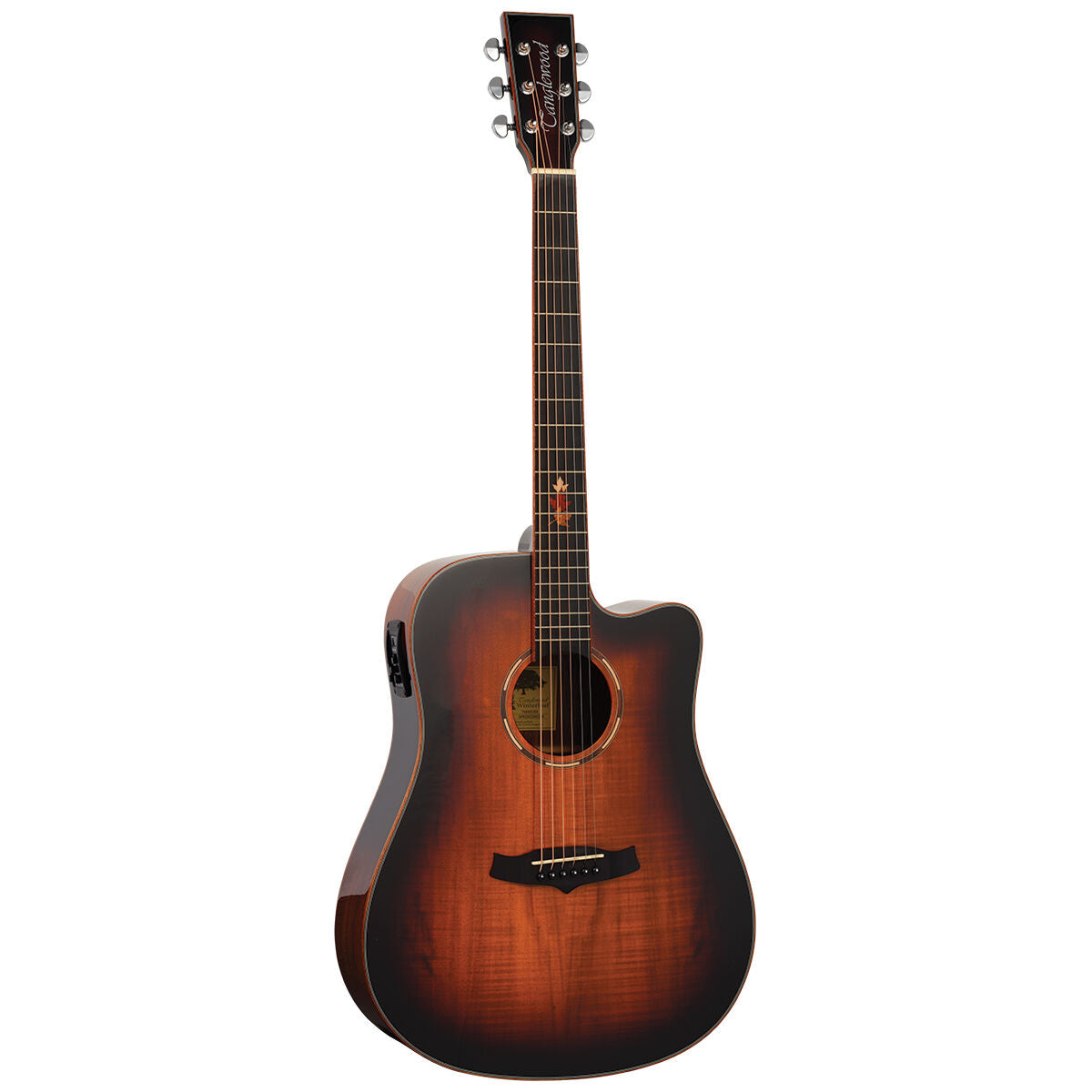 Tanglewood Winterleaf Pro Exotic Dreadnought C/E Koa W/ Premium Plus Pickup[TWX5-CE-K]-Tanglewood-Infinite Music