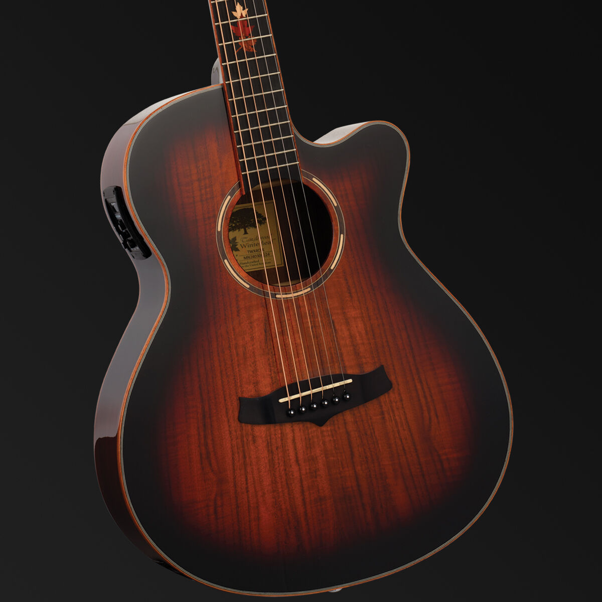 Tanglewood Winterleaf Pro Exotic Super Folk C/E Koa W/- Premium Plus Pickup [TWX4-CE-K]-Tanglewood-Infinite Music