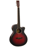 Tanglewood Winterleaf Pro Thinline Super Folk C/E Antique Vintage Burst w/- Pickup [TWPRO4-TL-CE-AVB]-Tanglewood-Infinite Music