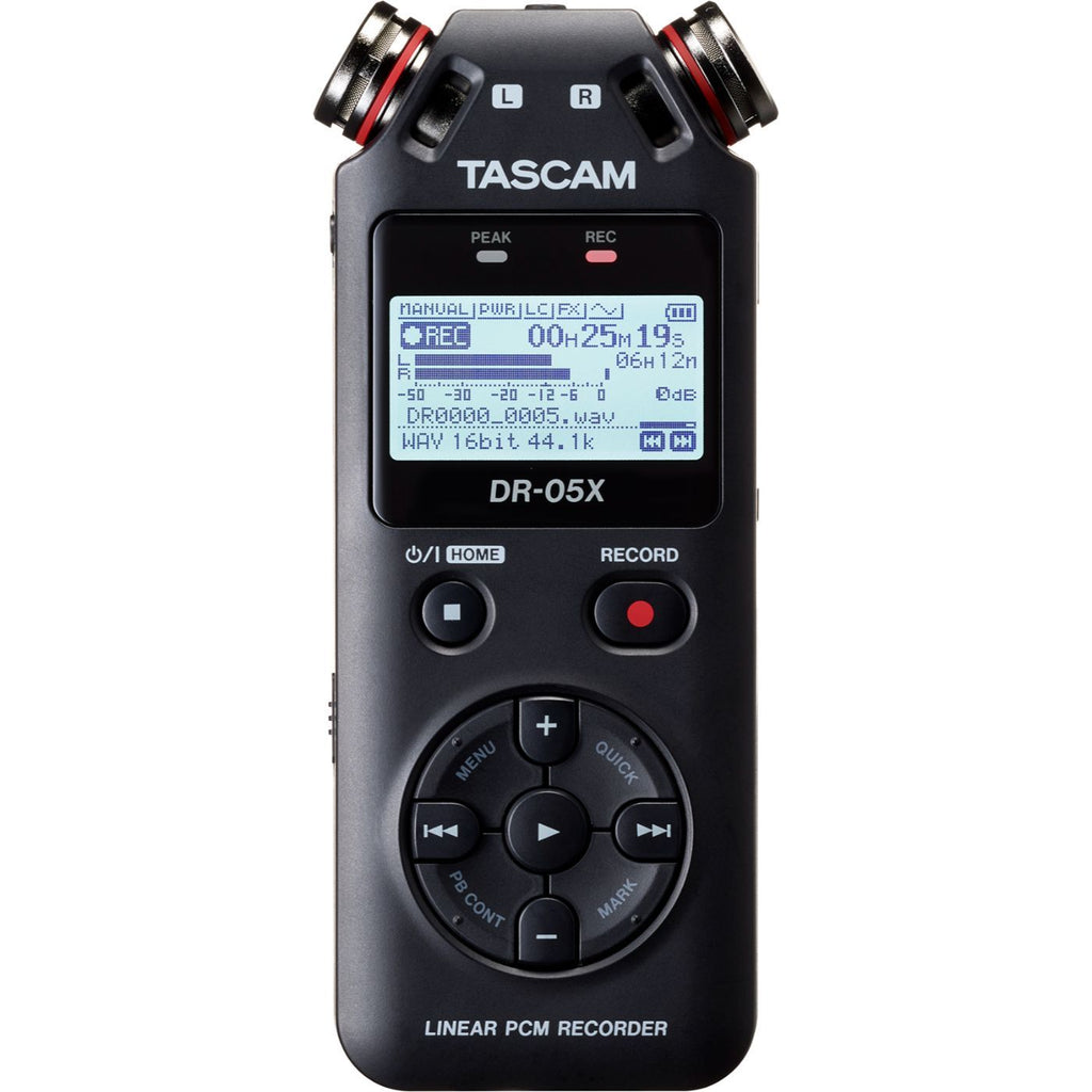 Tascam DR05X Handheld Digital Audio Recorder and USB Audio Interface-Tascam-Infinite Music