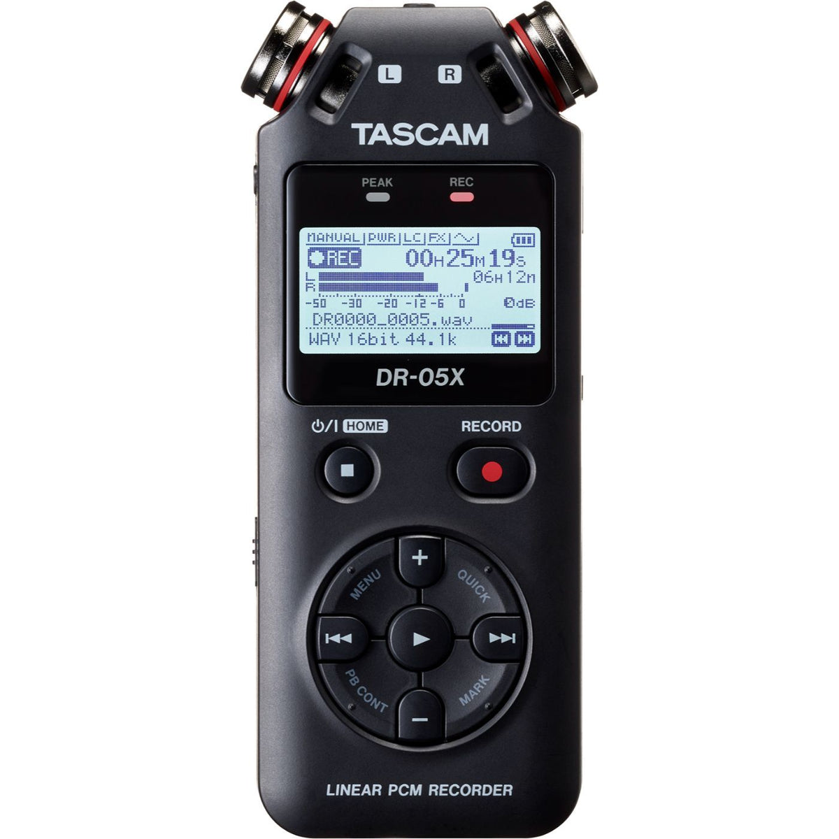 Tascam DR05X Handheld Digital Audio Recorder and USB Audio Interface-Tascam-Infinite Music
