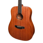 Timberidge 'Messenger Series' All Solid Mahogany Acoustic-Electric Dreadnought Guitar - Natural Satin-Shake It Up Music-Infinite Music