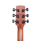 Timberidge 'Messenger Series' Mahogany Solid Top & Body Acoustic-Electric Dreadnought Cutaway Guitar - Natural Satin-Timberidge-Infinite Music