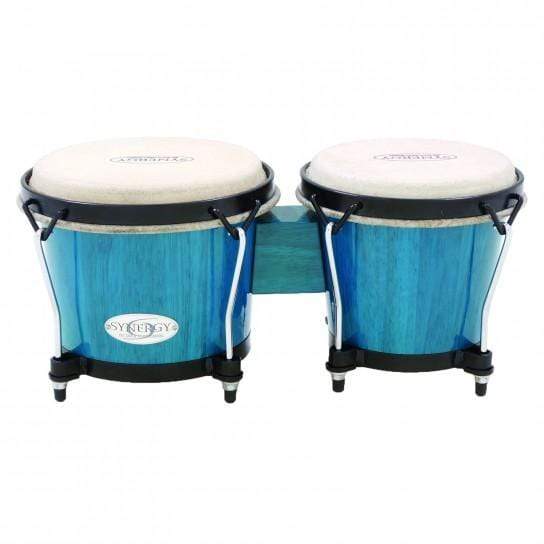 Toca 2100BB Synergy Wood Bongos - Bahama Blue-Toca-Infinite Music