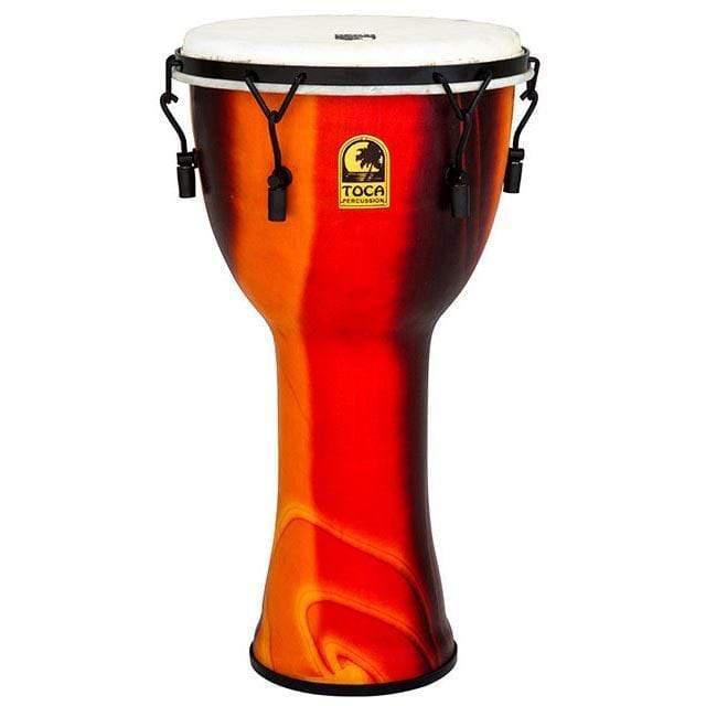 Toca Freestyle 2 Series 12" Mechanically Tuned Djembe - Fiesta print-Toca-Infinite Music
