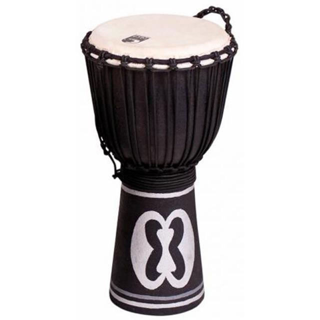Toca Street Carved Series 12" Djembe - Black Sand-Toca-Infinite Music