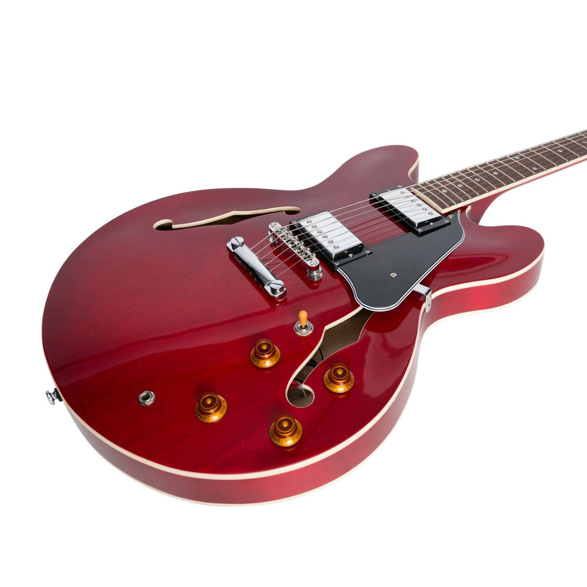 Tokai Traditional Series ES-78 ES-Style Hollow Body Electric Guitar - See Through Red-Tokai-Infinite Music