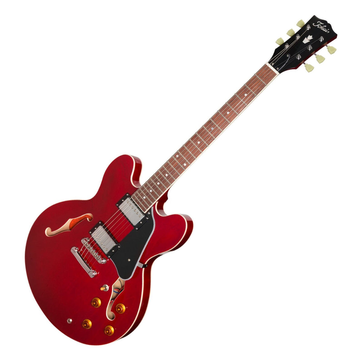 Tokai Traditional Series ES-78 ES-Style Hollow Body Electric Guitar - See Through Red-Tokai-Infinite Music