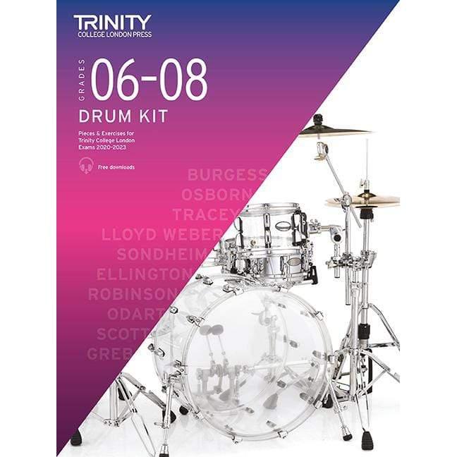 Trinity Drum Kit 2020-23 Grades 6-8-Various Books-Infinite Music