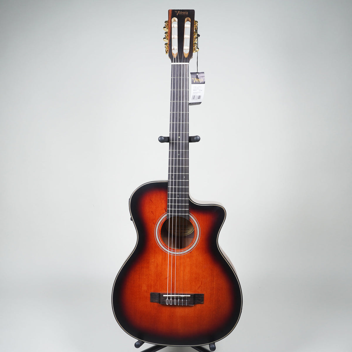 Valencia 430 Series 4/4 Classical Guitar with Pickup - Sunburst-Valencia-Infinite Music