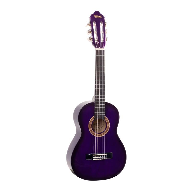 Valencia VC102PPS 1/2 Size Classical Guitar - Purple Sunburst-Valencia-Infinite Music