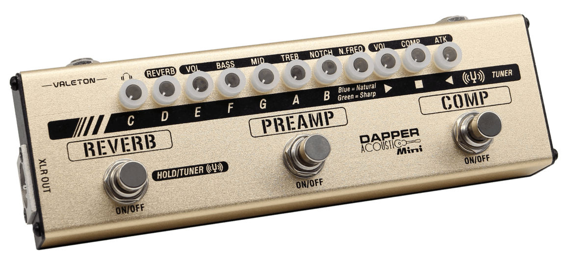 Valeton Dapper MES-4 Acoustic Mini Effects Strip-Valeton-Infinite Music