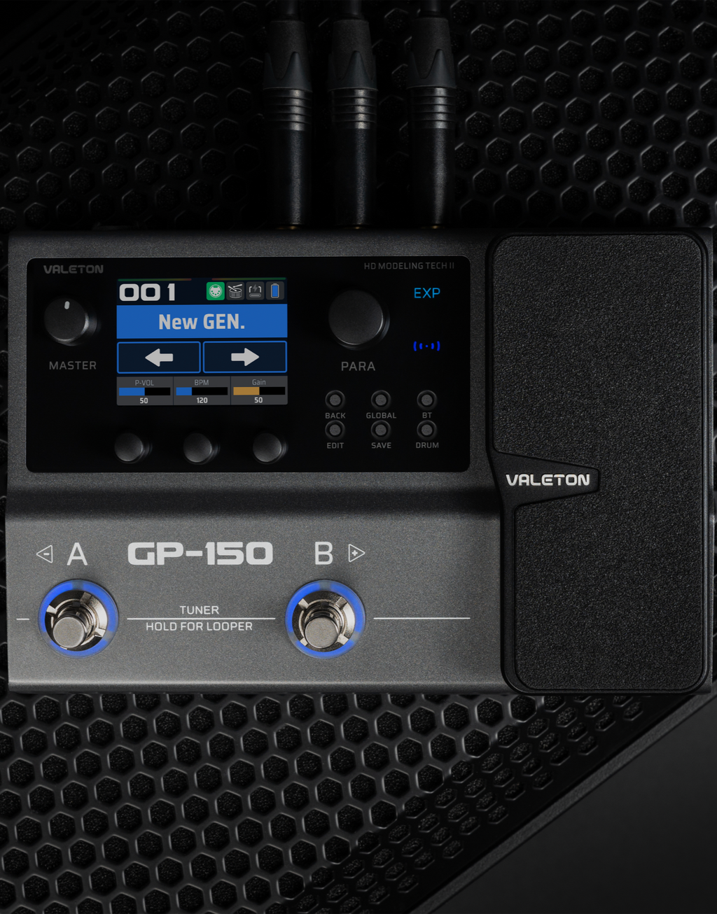 Valeton GP-150 Guitar Multi-FX Processor & IR Loader Pedal (In built rechargeable battery)-Valeton-Infinite Music