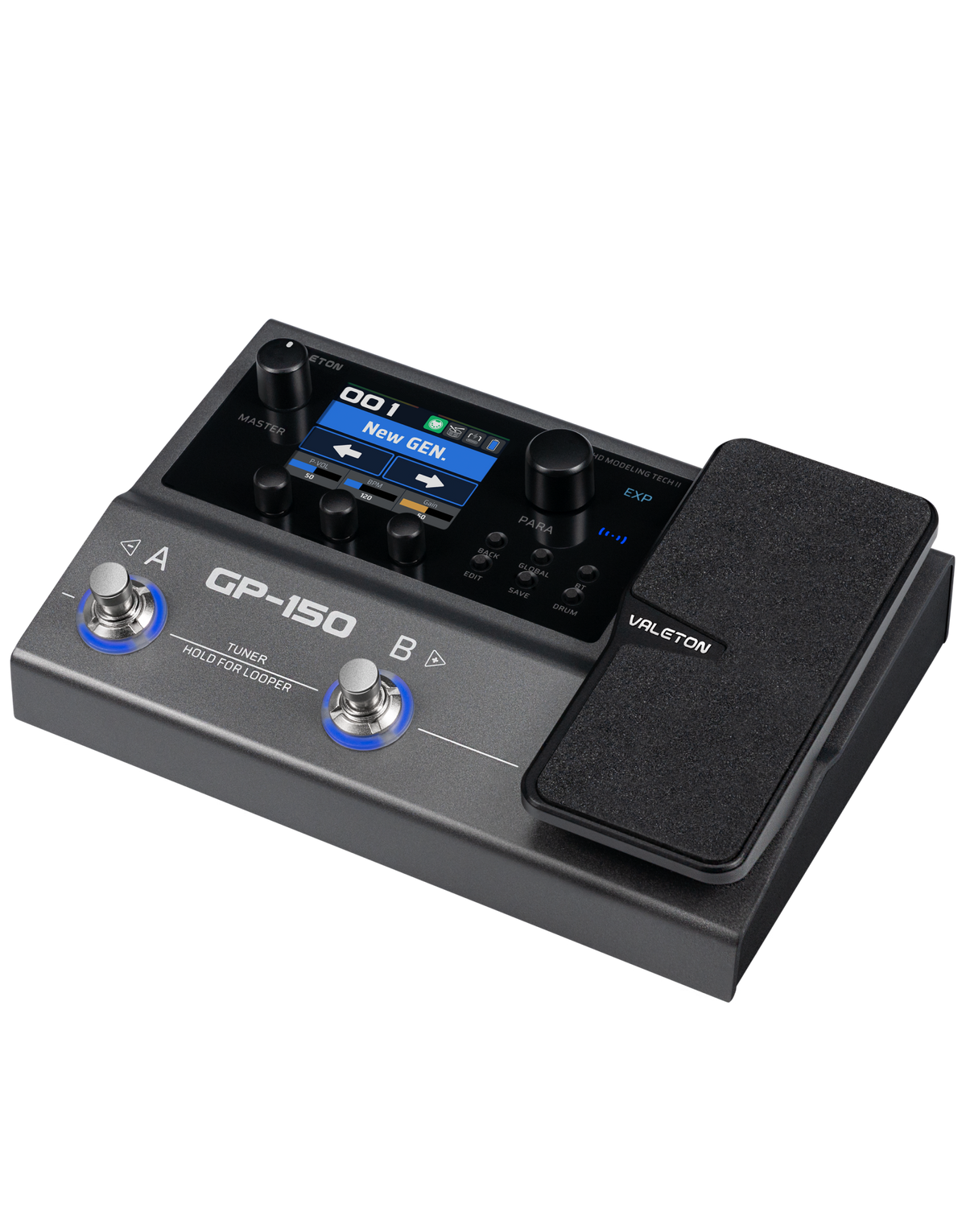 Valeton GP-150 Guitar Multi-FX Processor & IR Loader Pedal (In built rechargeable battery)-Valeton-Infinite Music