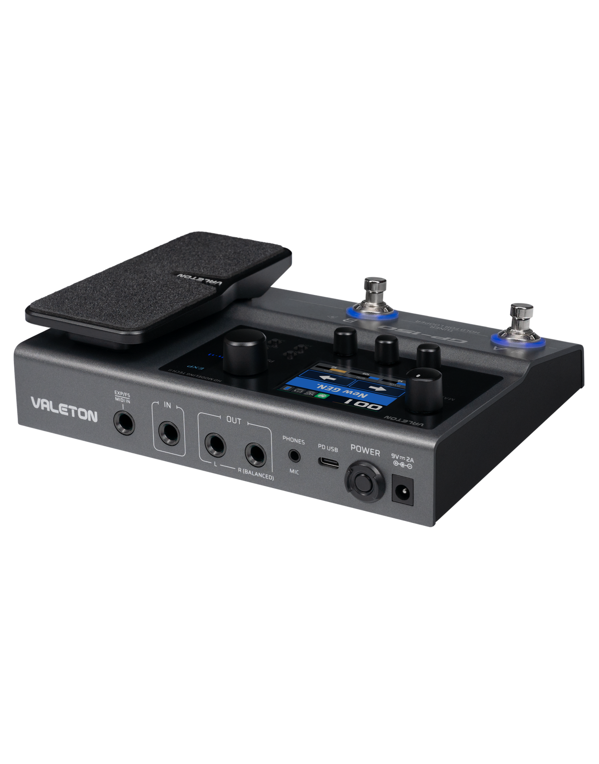Valeton GP-150 Guitar Multi-FX Processor & IR Loader Pedal (In built rechargeable battery)-Valeton-Infinite Music