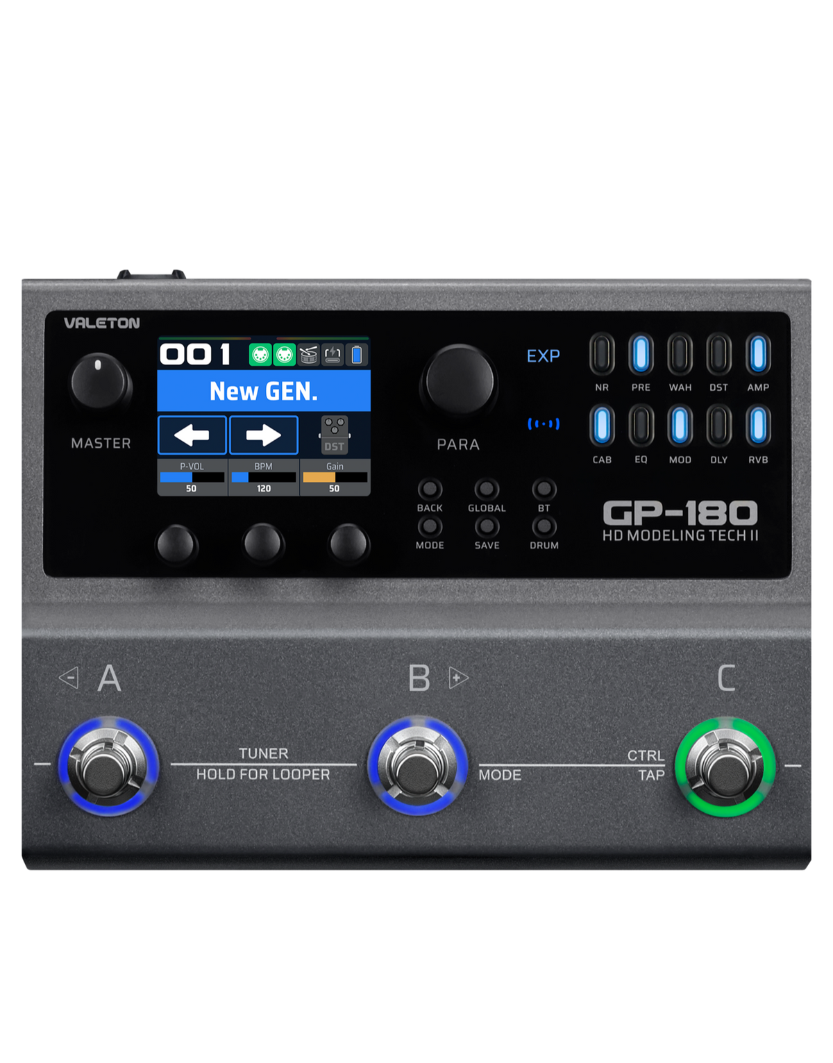 Valeton GP-180 Guitar Multi-FX Processor Pedal-Valeton-Infinite Music