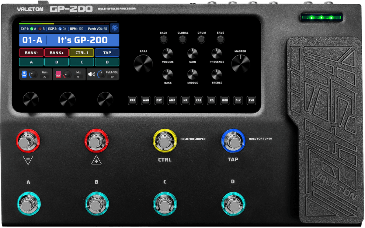 Valeton GP-200 Guitar Multi-FX Processor Pedal-Valeton-Infinite Music