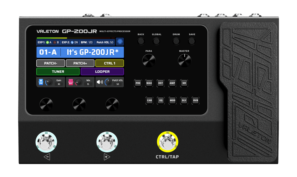Valeton GP-200JR Compact Guitar Multi-Effects Processor Pedal-Valeton-Infinite Music